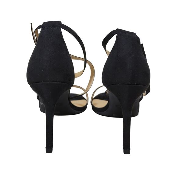 Thalia Sodi Women Darria Cross Strap High Heeled Sandals Size US 9M Black - Picture 5 of 7